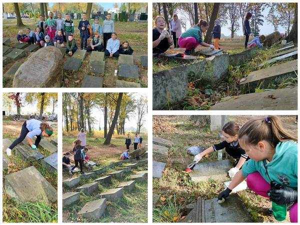 Sprzątamy zaniedbane groby