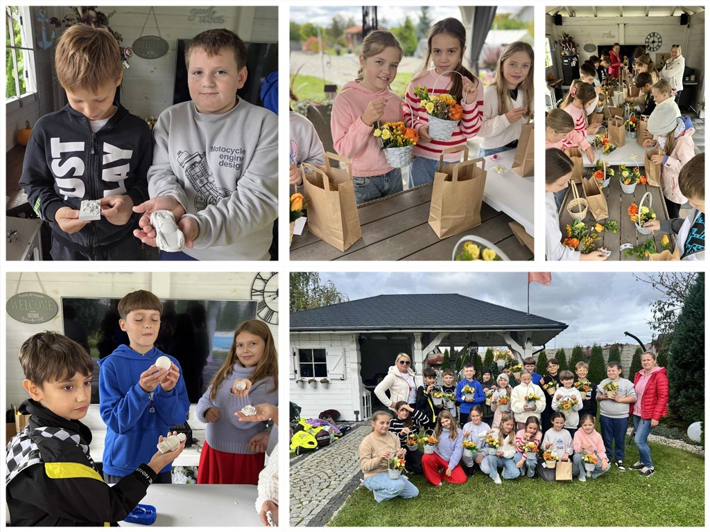 Czwartoklasiści na warsztatach w plenerze