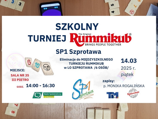 Rummikub - turniej szkolny