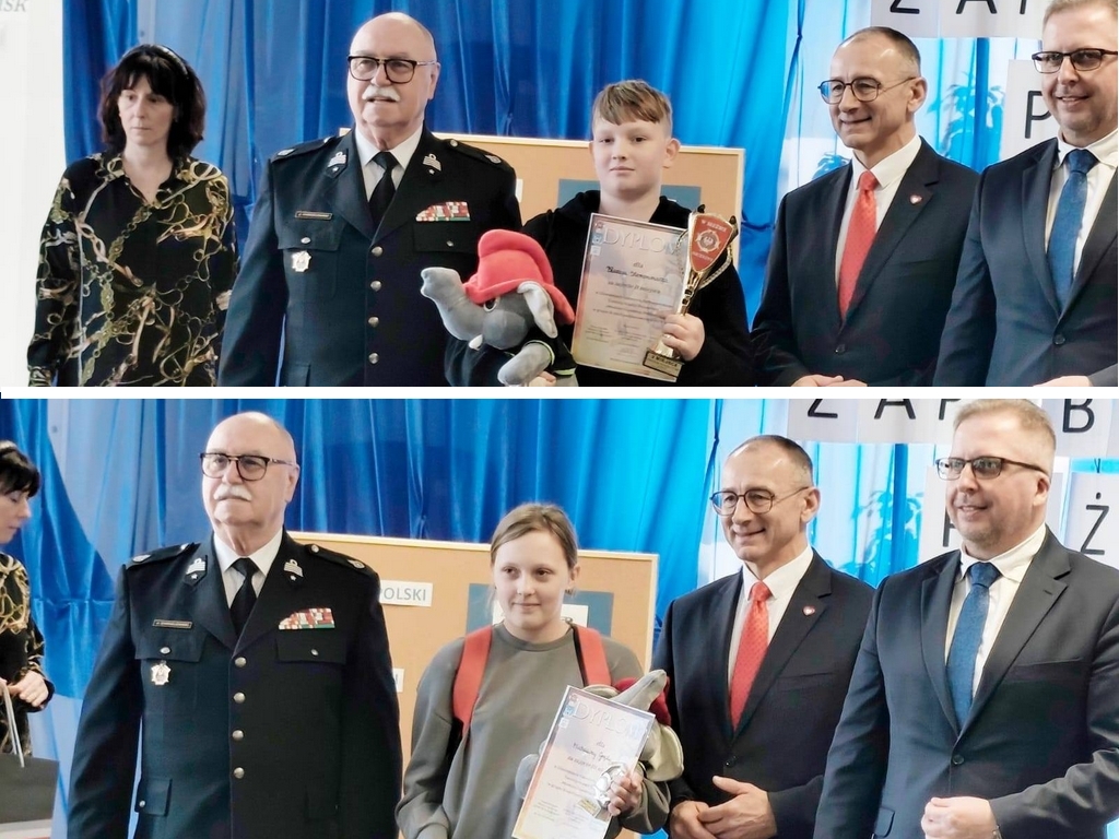Sukcesy w konkursie wiedzy pożarniczej